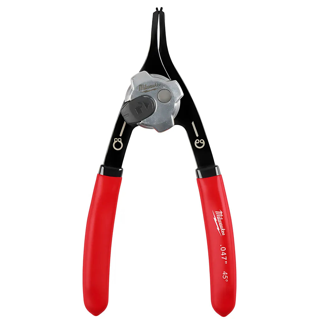 .047" Convertible Snap Ring Pliers - 45°-Milwaukee-48-22-6534-3531