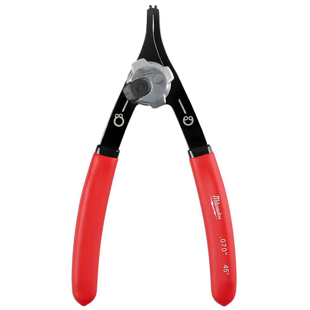 .070" Convertible Snap Ring Pliers - 45°-Milwaukee-48-22-6537-3534