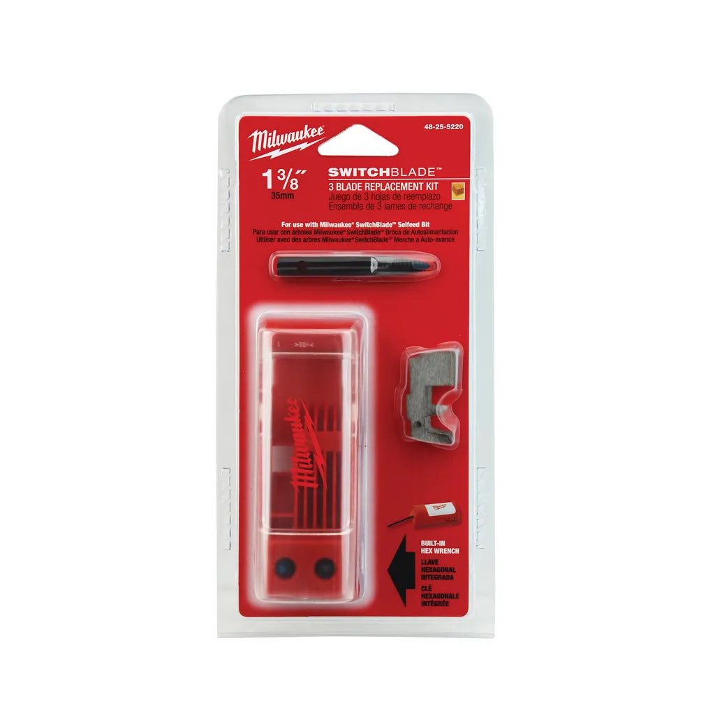1-3/8 In. Switchblade 3 Blade Replacement Kit-Milwaukee-48-25-5220-4652