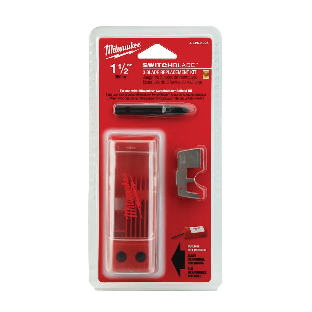 1-1/2 In. Switchblade 3 Blade Replacement Kit-Milwaukee-48-25-5225-4241