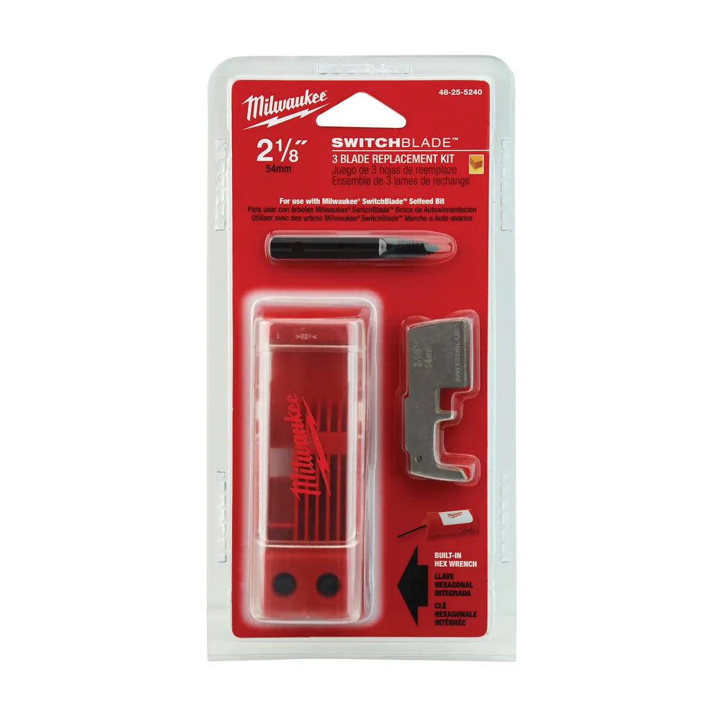 2-1/8 In. Switchblade 3 Blade Replacement Kit-Milwaukee-48-25-5240-5210