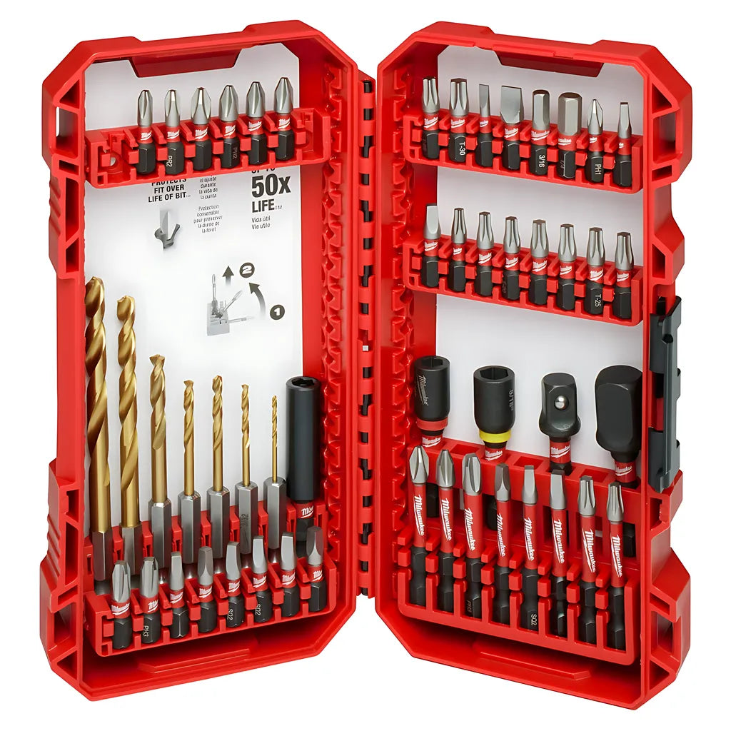 Shockwave Impact Duty Drill & Drive Set 50Pc-Milwaukee-48-32-4013-11010