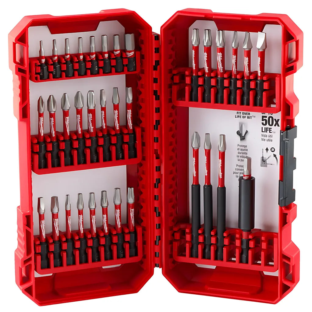 Shockwave Impact Duty Driver Bit Set 35Pc-Milwaukee-48-32-4032-11018