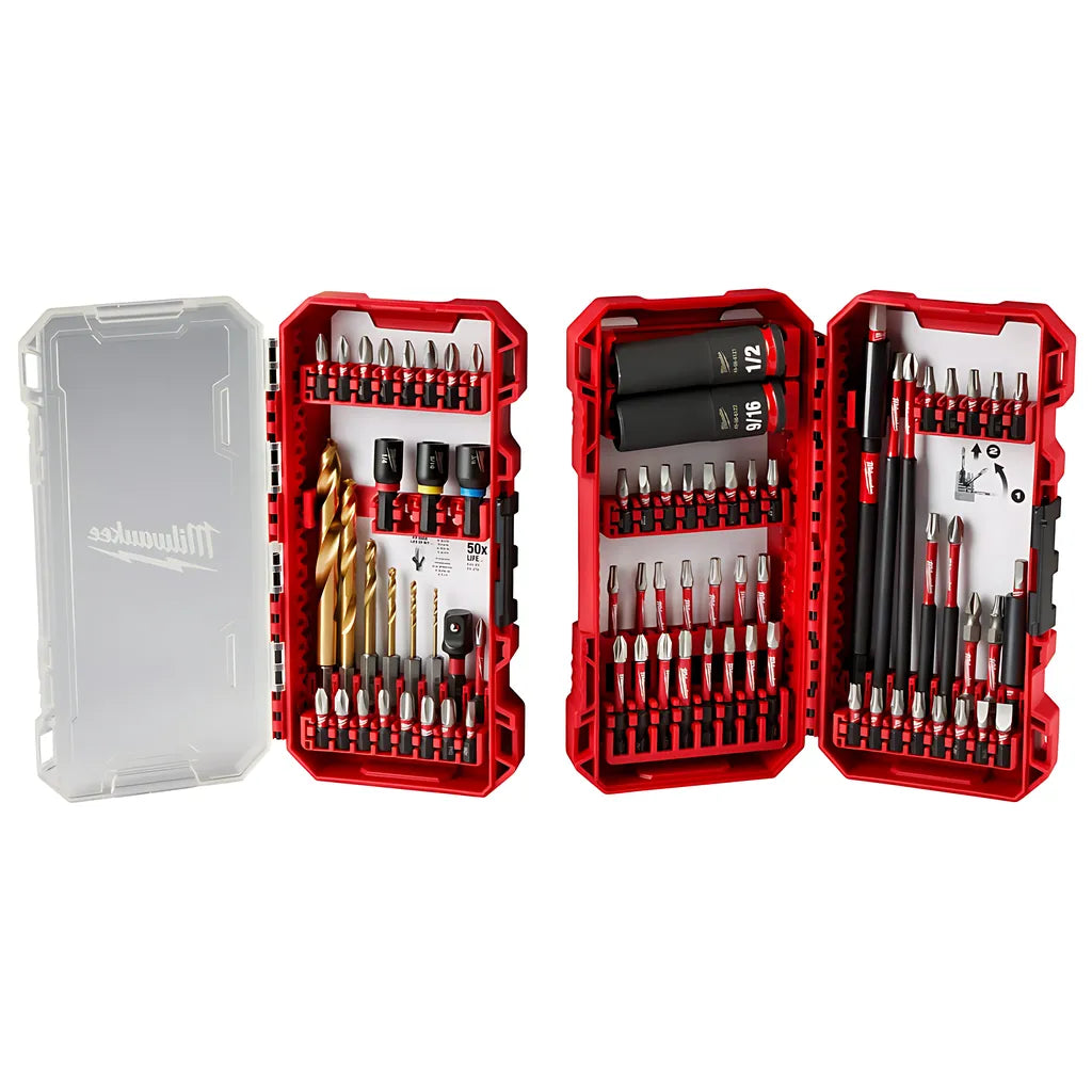 Shockwave Impact Duty Drill, Drive & Fasten Set 75Pc-Milwaukee-48-32-4098-11012