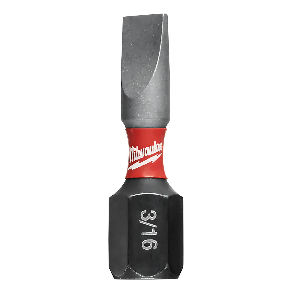 Shockwave Impact Slotted 3/16 In. Insert Bits 25Pk-Milwaukee-48-32-4117-11722