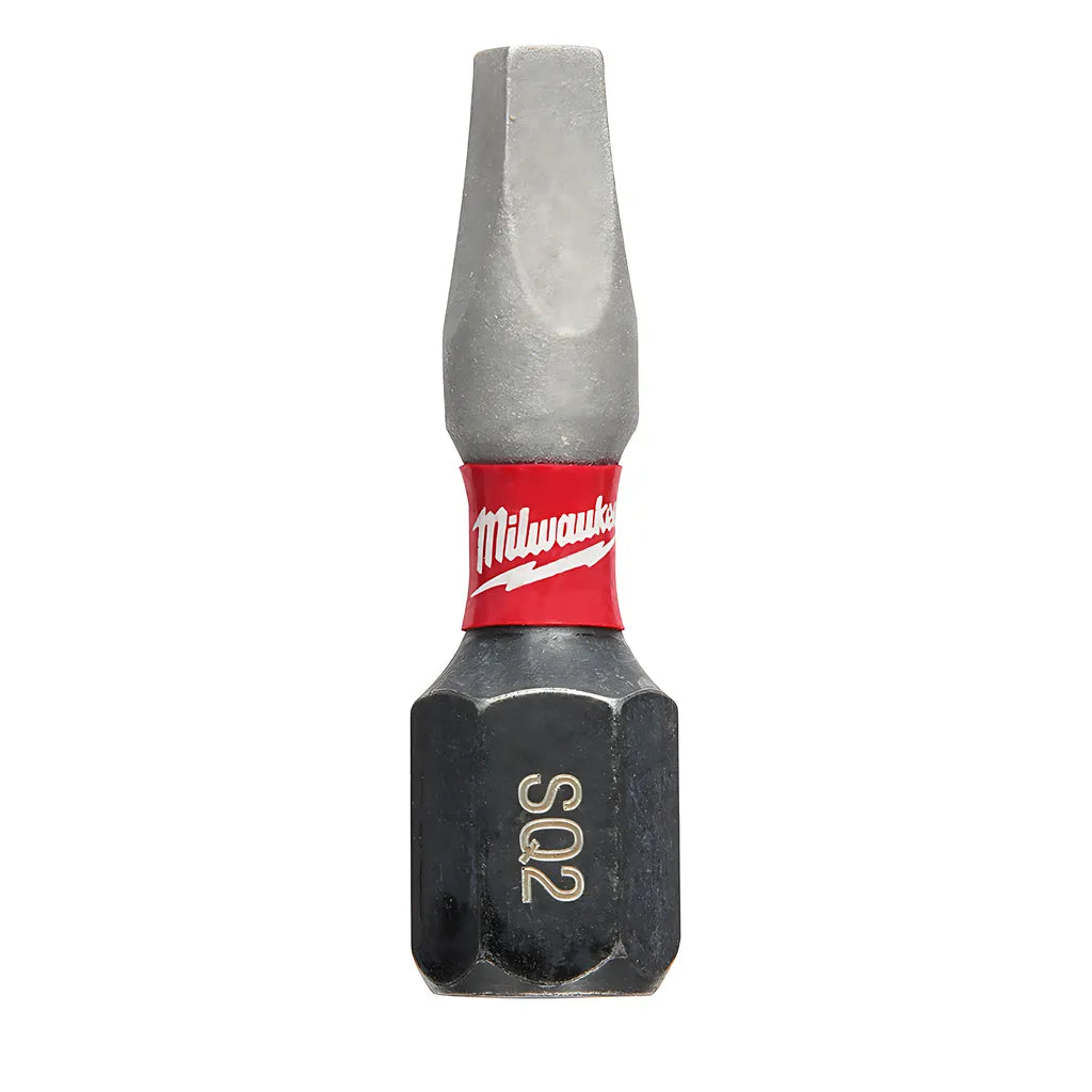 Shockwave Impact Square Recess #2 Insert Bits 25Pk-Milwaukee-48-32-4122-11734