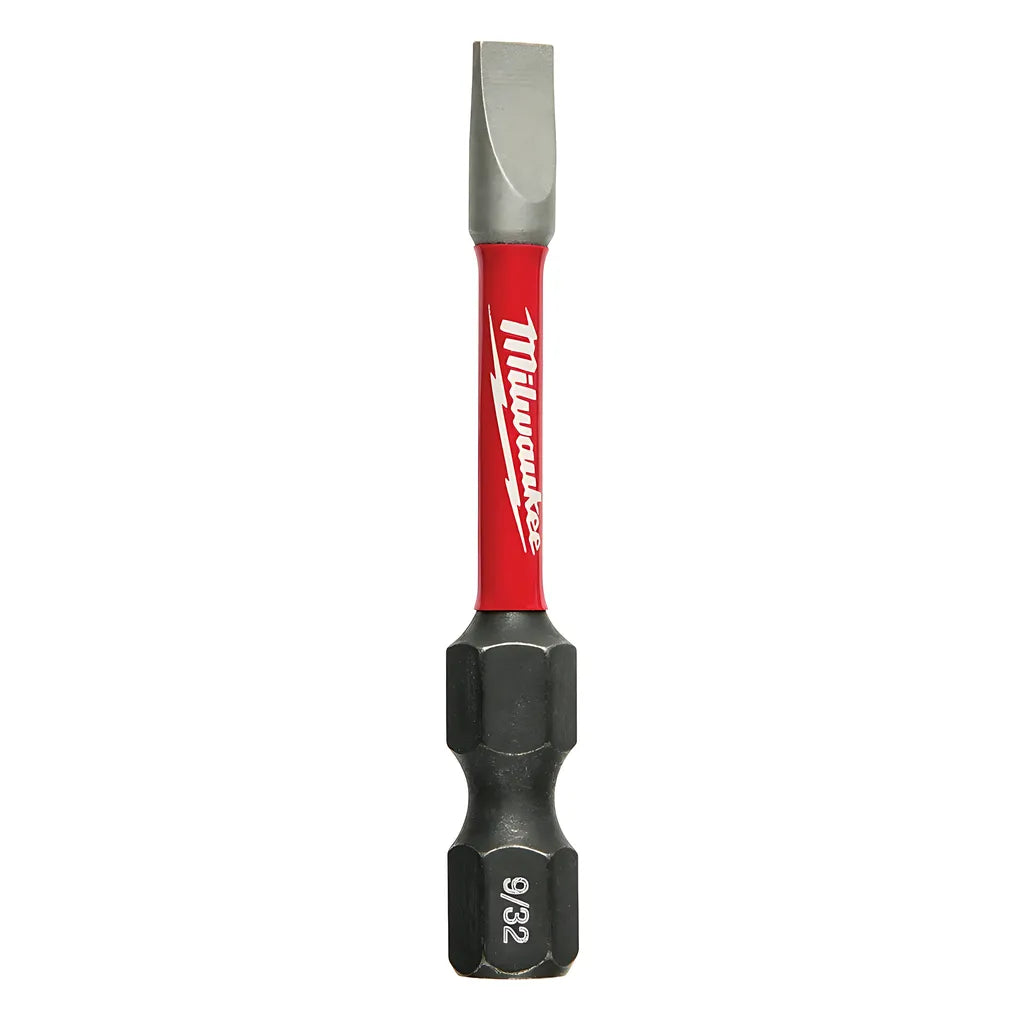Shockwave 2 In. Impact Slotted 9/32 In. Power Bits 25Pk-Milwaukee-48-32-4159-11096
