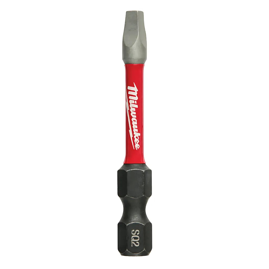 Shockwave 2 In. Impact Square Recess #2 Power Bits 25Pk-Milwaukee-48-32-4172-11103