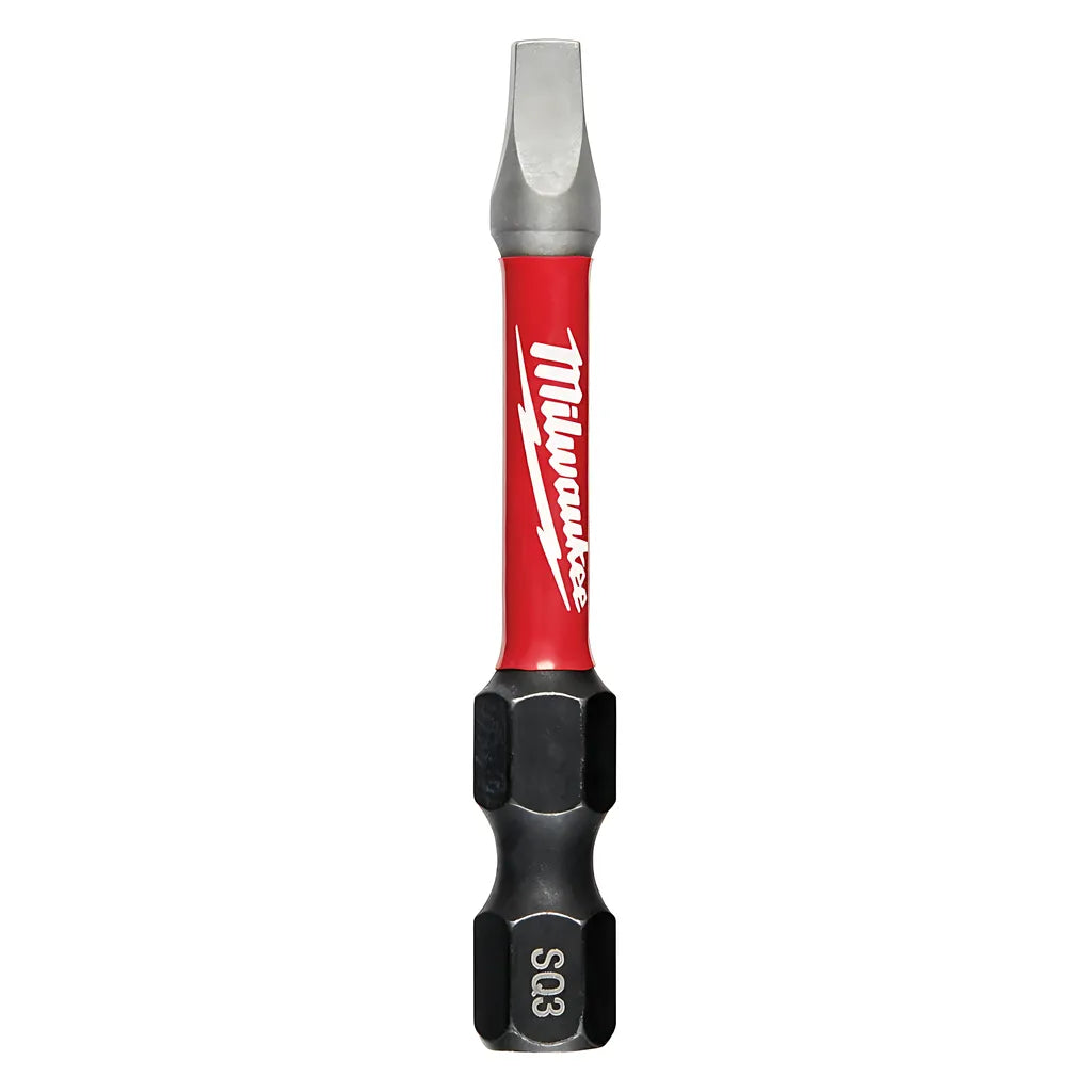 Shockwave 2 In. Impact Square Recess #3 Power Bits 25Pk-Milwaukee-48-32-4173-11107
