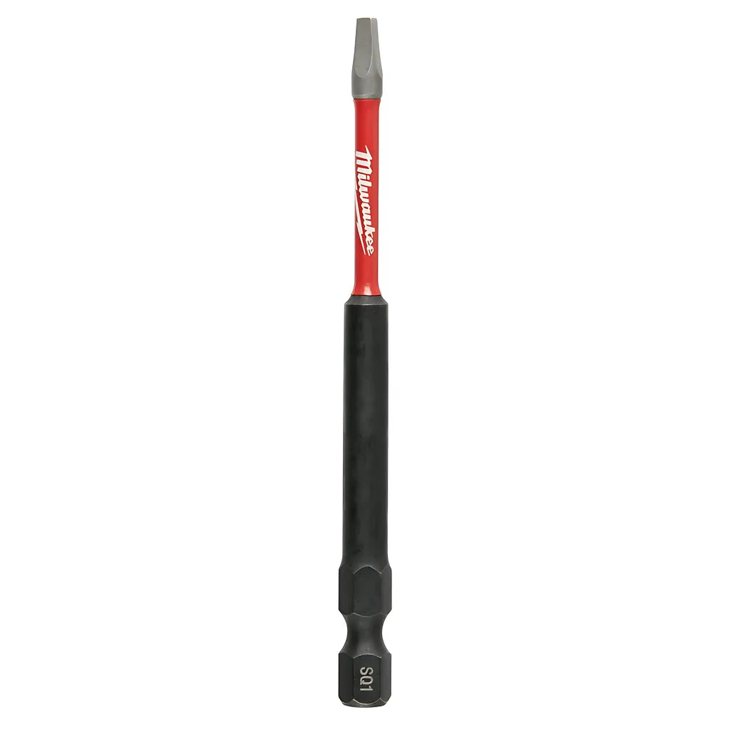 Shockwave 3-1/2 In. Impact Square Recess #1 Power Bits 25Pk-Milwaukee-48-32-4194-11205