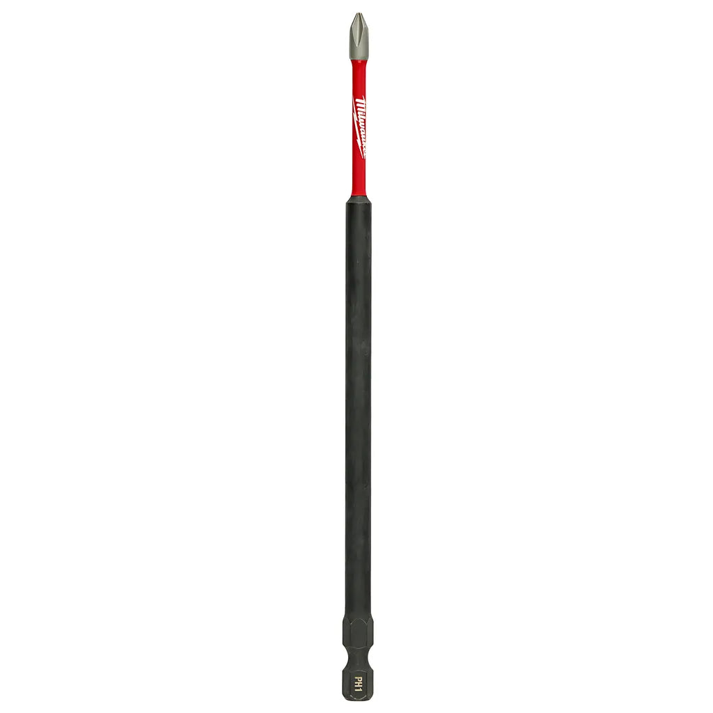Shockwave 6 In. Phillips #1 Impact Driver Bit 10Pk-Milwaukee-48-32-4201-11266