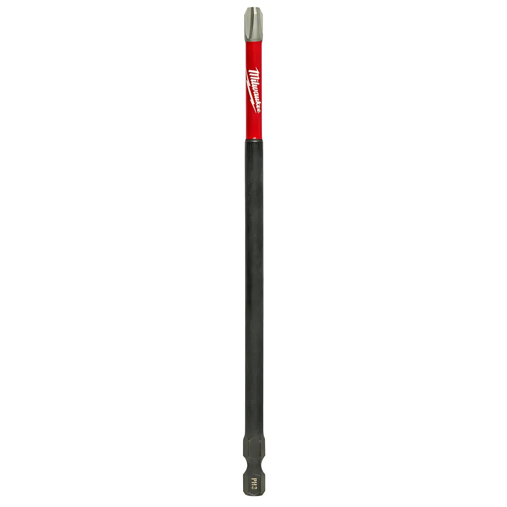 Shockwave 6 In. Impact Phillips #3 Power Bits 10Pk-Milwaukee-48-32-4208-11247