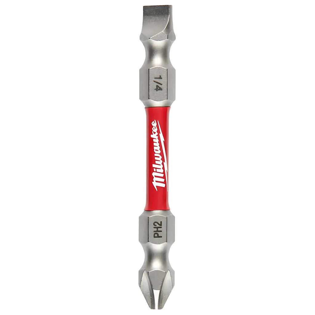Shockwave Impact Phillips #2 / Slotted 1/4 In. Double Ended Bit-Milwaukee-48-32-4310-11700