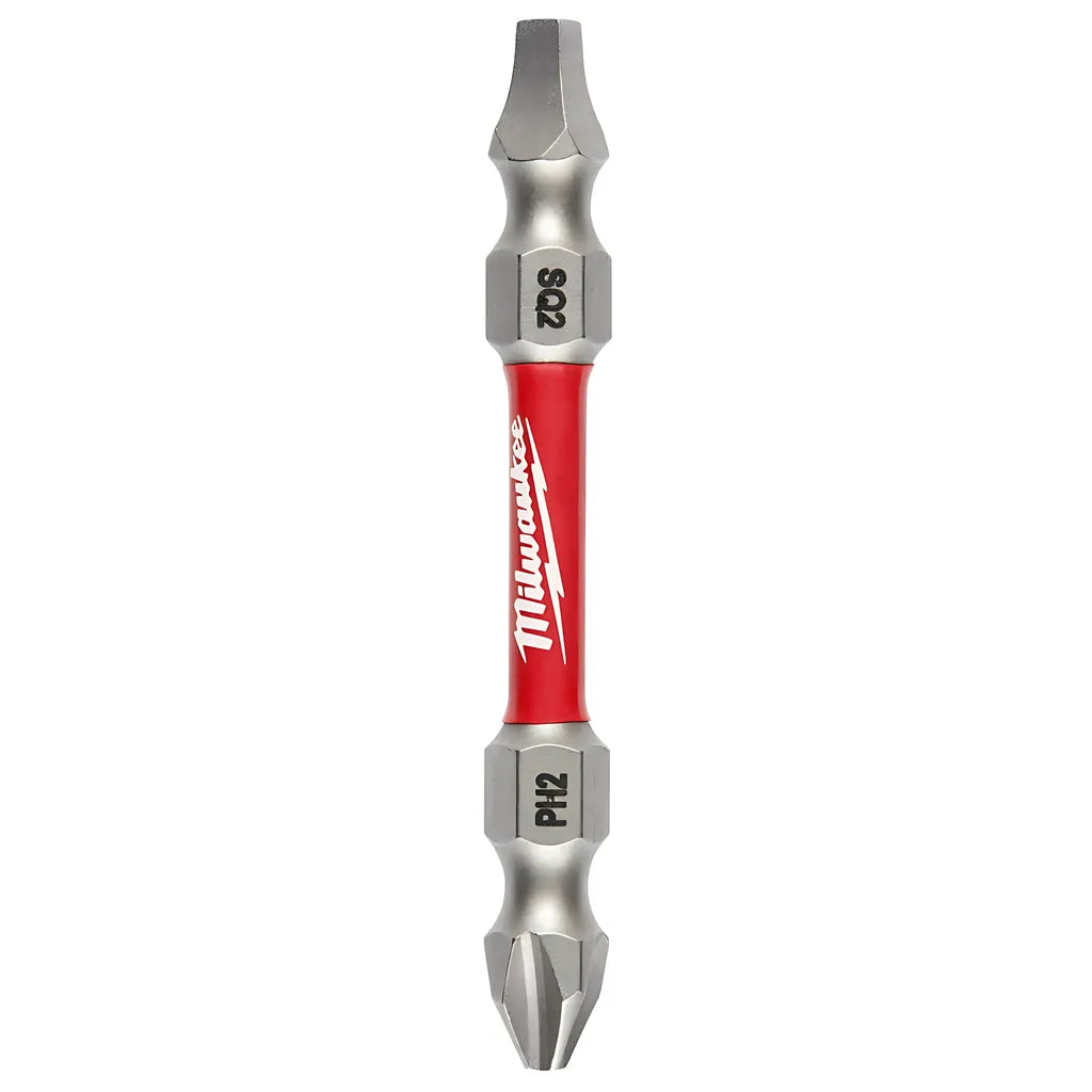 Shockwave Impact Phillips #2 / Square #2 Double Ended Bit-Milwaukee-48-32-4311-11702
