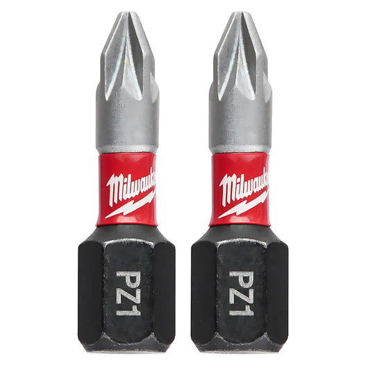 Shockwave™ 2-Piece Impact Phillips #1 Insert Bits (2 Pack)-Milwaukee-48-32-4431-11166