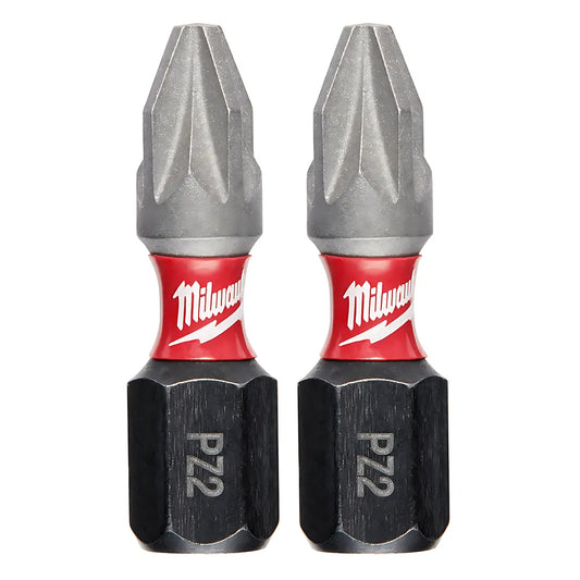 Shockwave™ 2-Piece Impact Phillips #2 Insert Bits (2 Pack)-Milwaukee-48-32-4432-11169