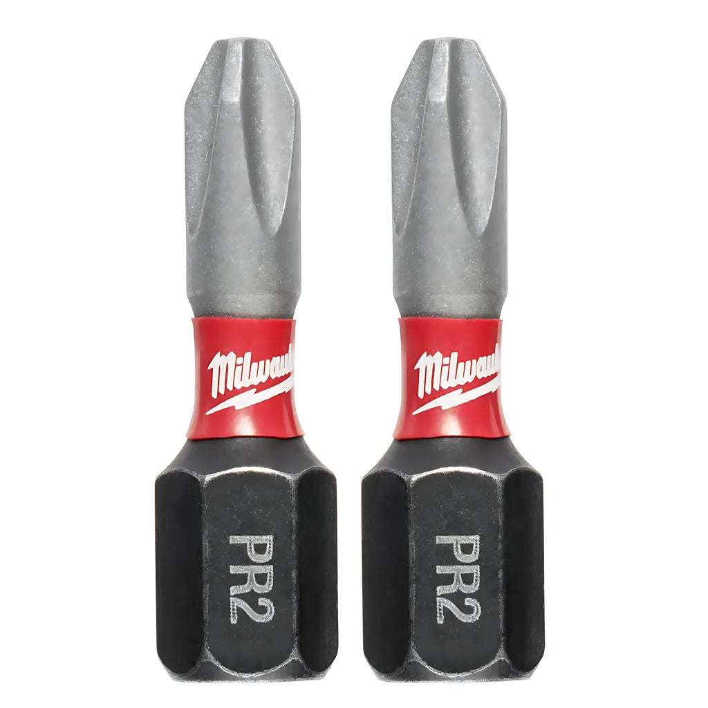 Shockwave 2-Piece Impact Phillips #2 Insert Bits-Milwaukee-48-32-4444-11167