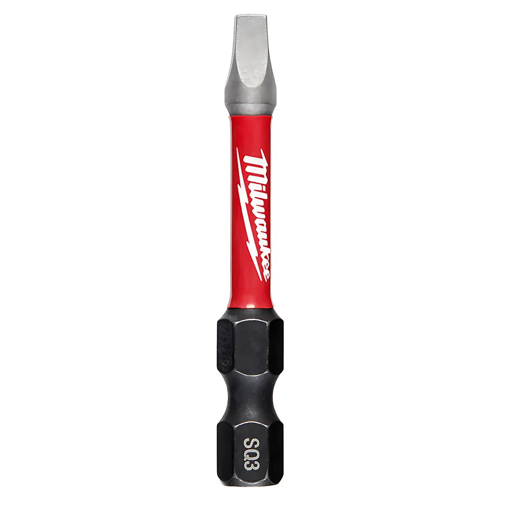 Shockwave 2 In. Impact Square Recess #3 Power Bit-Milwaukee-48-32-4473-11105