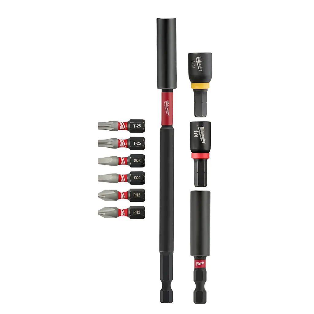 Shockwave 10-Piece Impact Driver Guide Bit Set-Milwaukee-48-32-4513-11059
