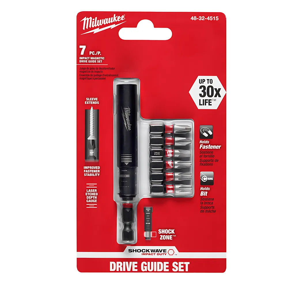 Shockwave 7-Piece Impact Magnetic Drive Guide Set-Milwaukee-48-32-4515-11279