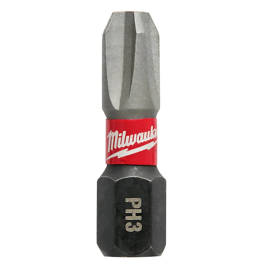 Shockwave™ Impact Phillips #3 Insert Bits 5Pk-Milwaukee-48-32-4663-11714