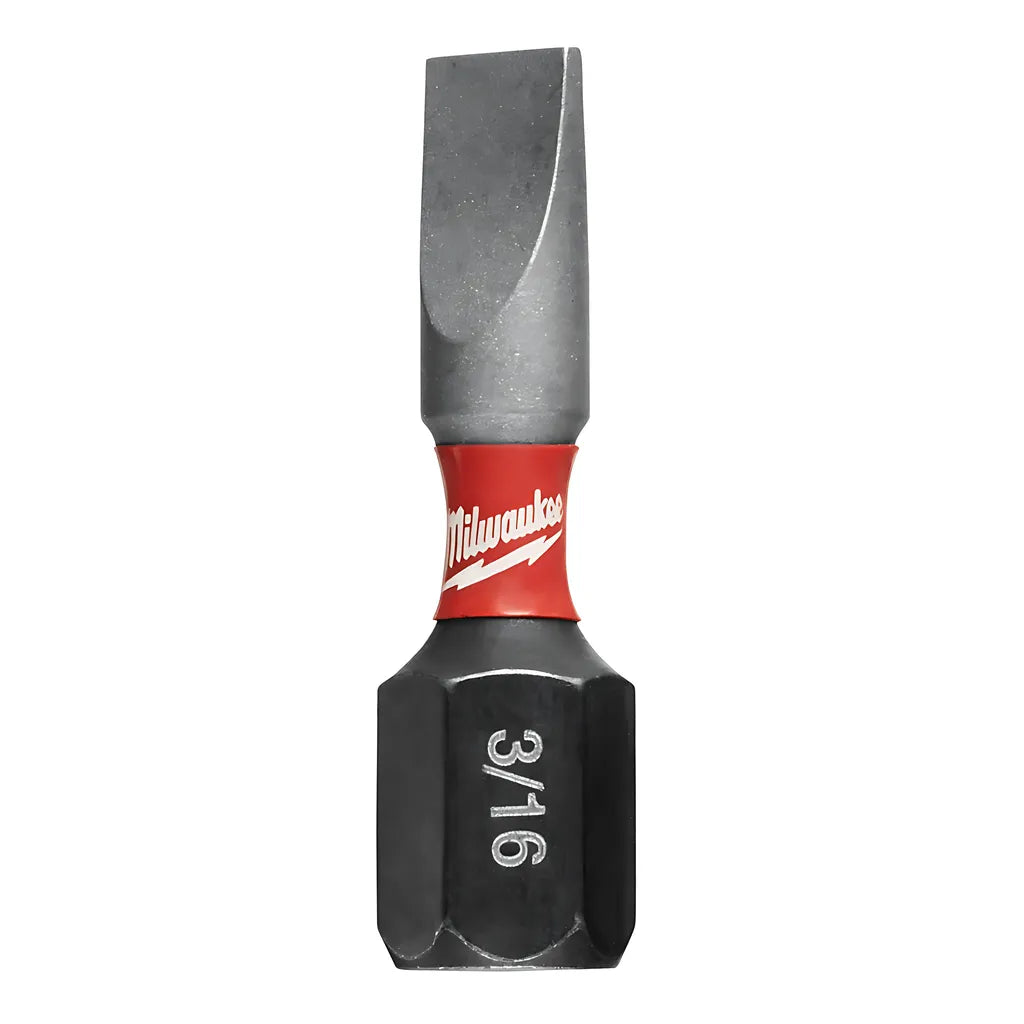 Shockwave Impact Slotted 3/16 In. Insert Bit-Milwaukee-48-32-4717-11721