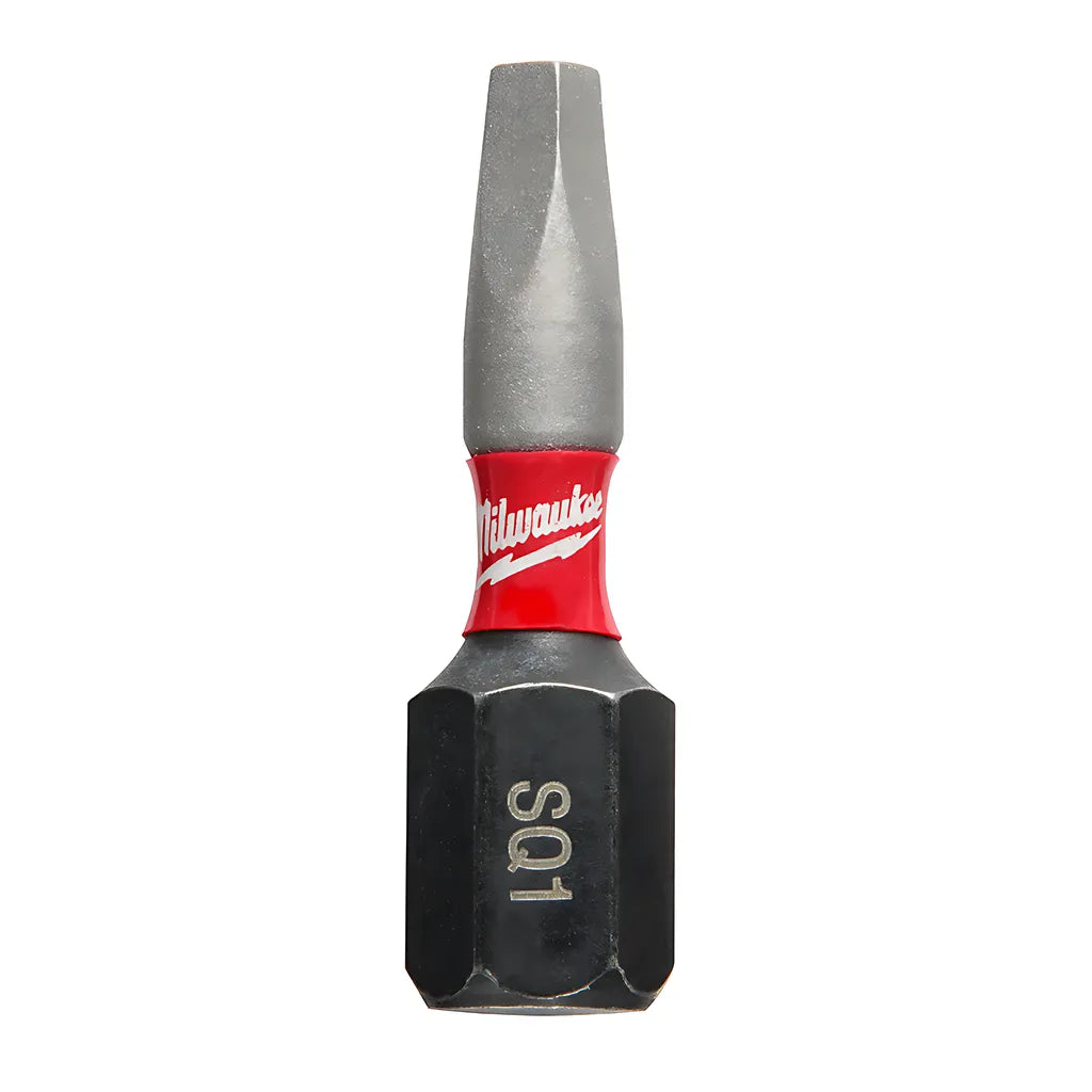 Shockwave Impact Square Recess #1 Insert Bits-Bulk 25-Milwaukee-48-32-4761-11730