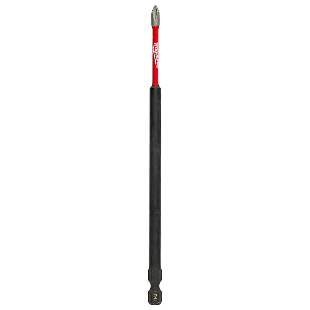 Shockwave 6 In. Phillips #1 Impact Driver Bit-Bulk 10-Milwaukee-48-32-4801-11267