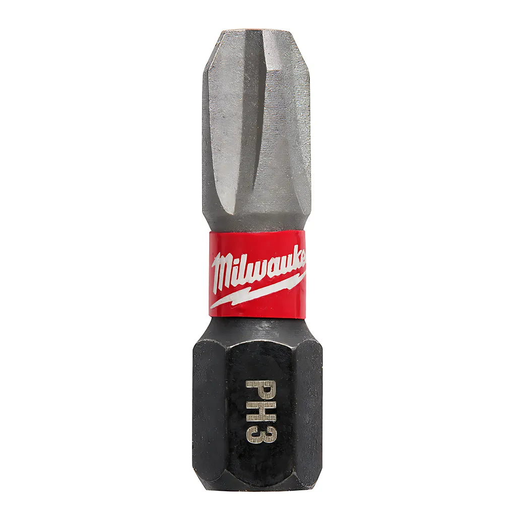 Shockwave Phillips #3 Insert Bits-Bulk 250-Milwaukee-48-32-4882-11773