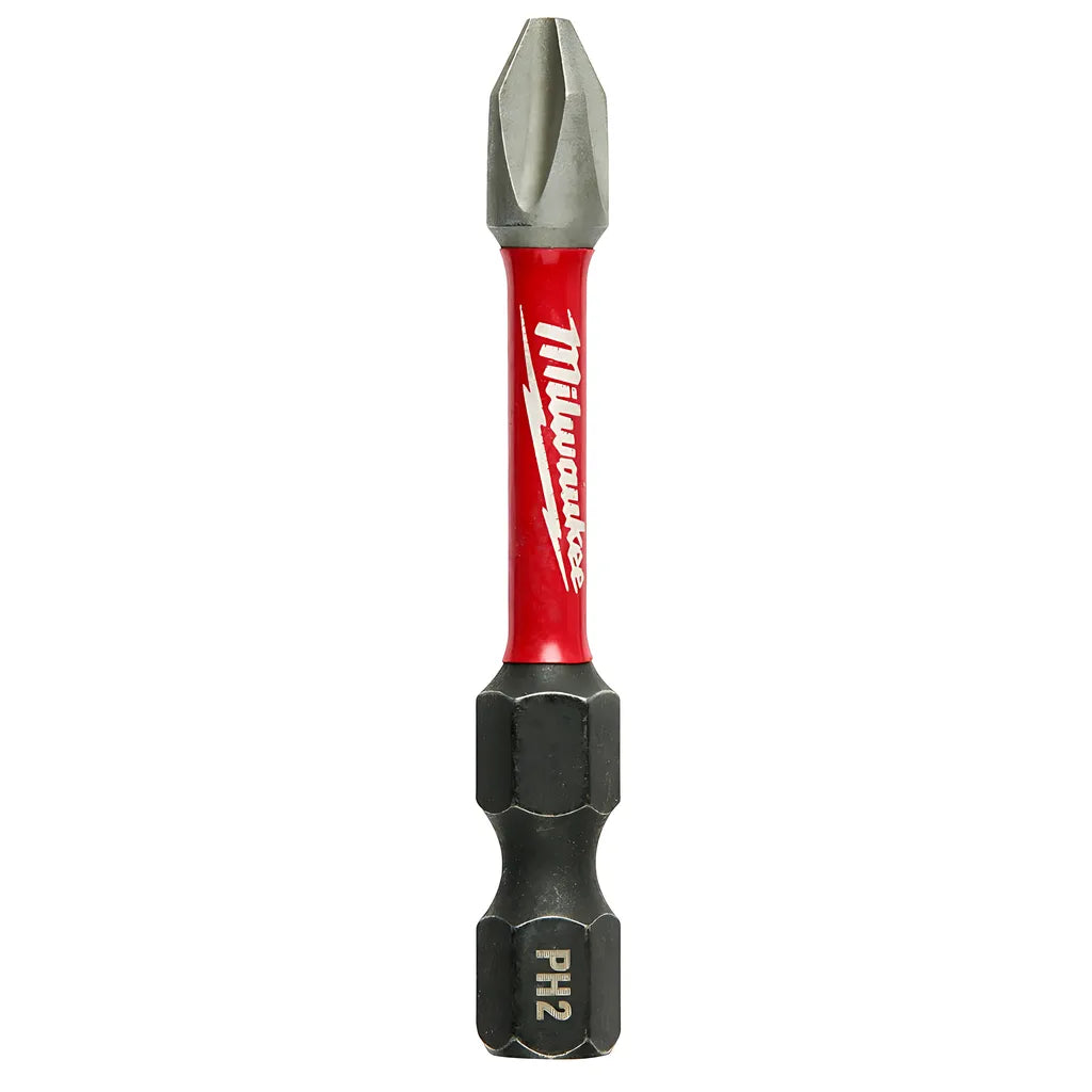 Shockwave 2 In. Impact Phillips #2 Power Bits (15-Piece Contractor Pack)-Milwaukee-48-32-5004-11077