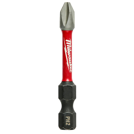 Shockwave™ 2 In. Impact Phillips #2 Power Bits (15-Piece Contractor Pack)-Milwaukee-48-32-5004-11077