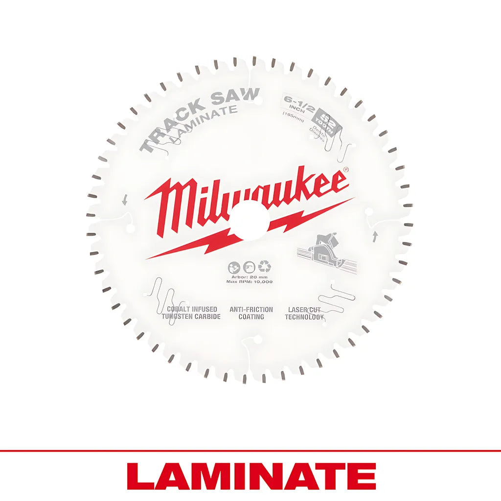 Milwaukee® 6-1/2 52T Laminate Track Saw Blade-Milwaukee-48-40-0643-10098