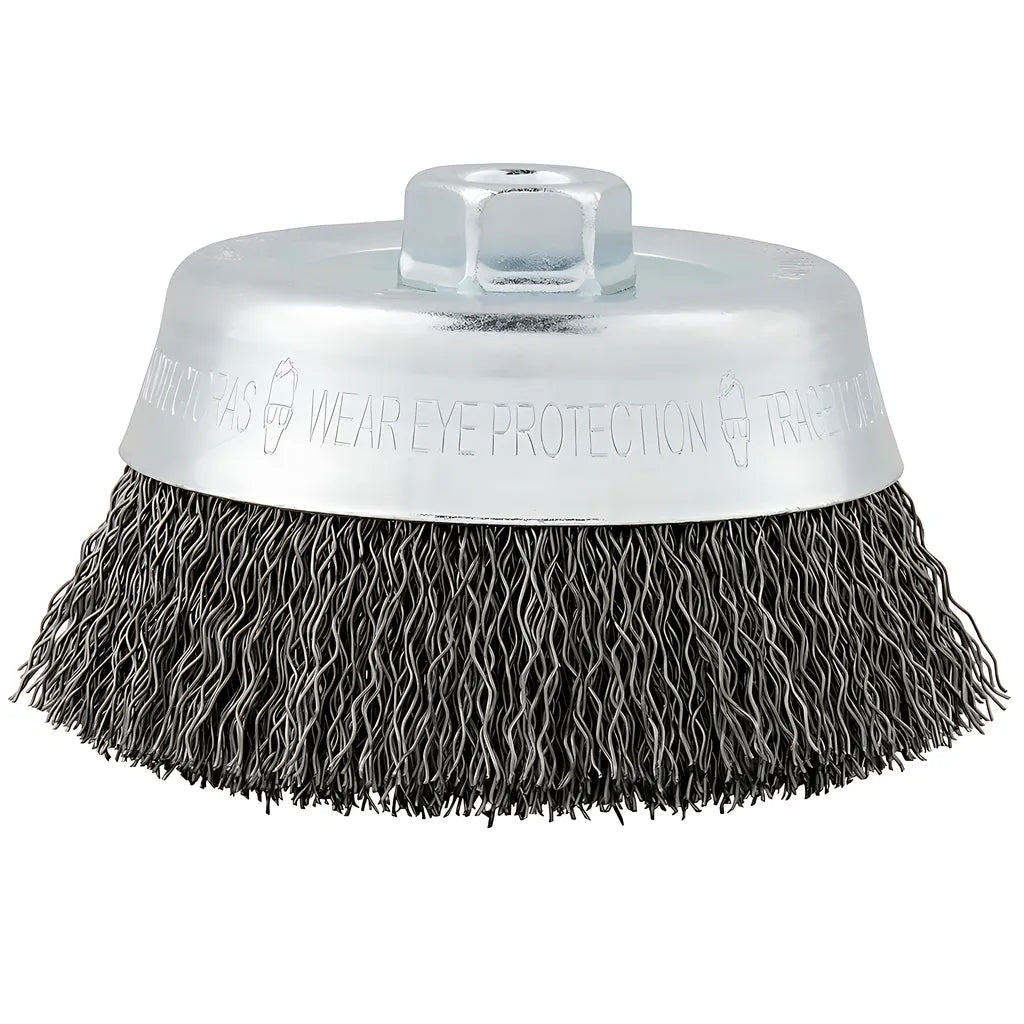 6 In. Carbon Steel Crimped Wire Cup Brush-Milwaukee-48-52-1600-6522