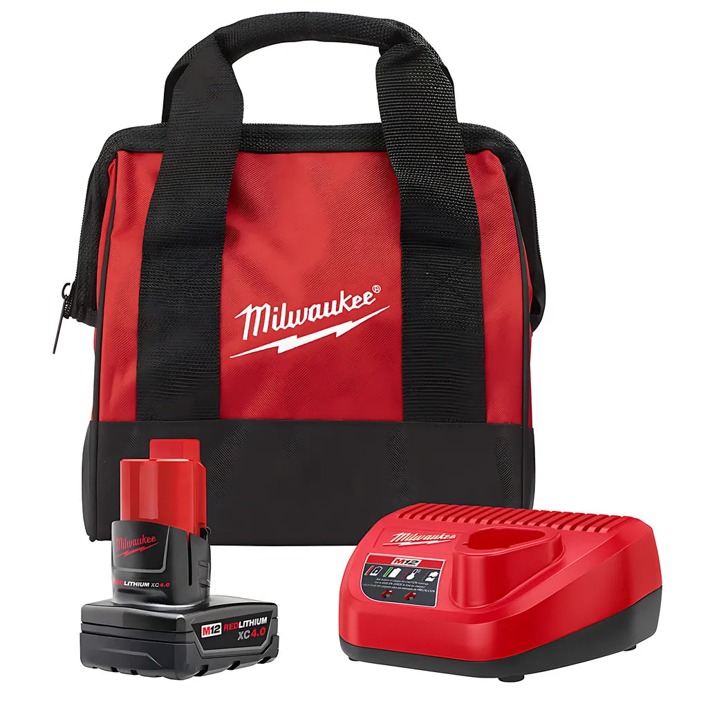 M12 Redlithium Xc4.0 Starter Kit-Milwaukee-48-59-2440B-9185