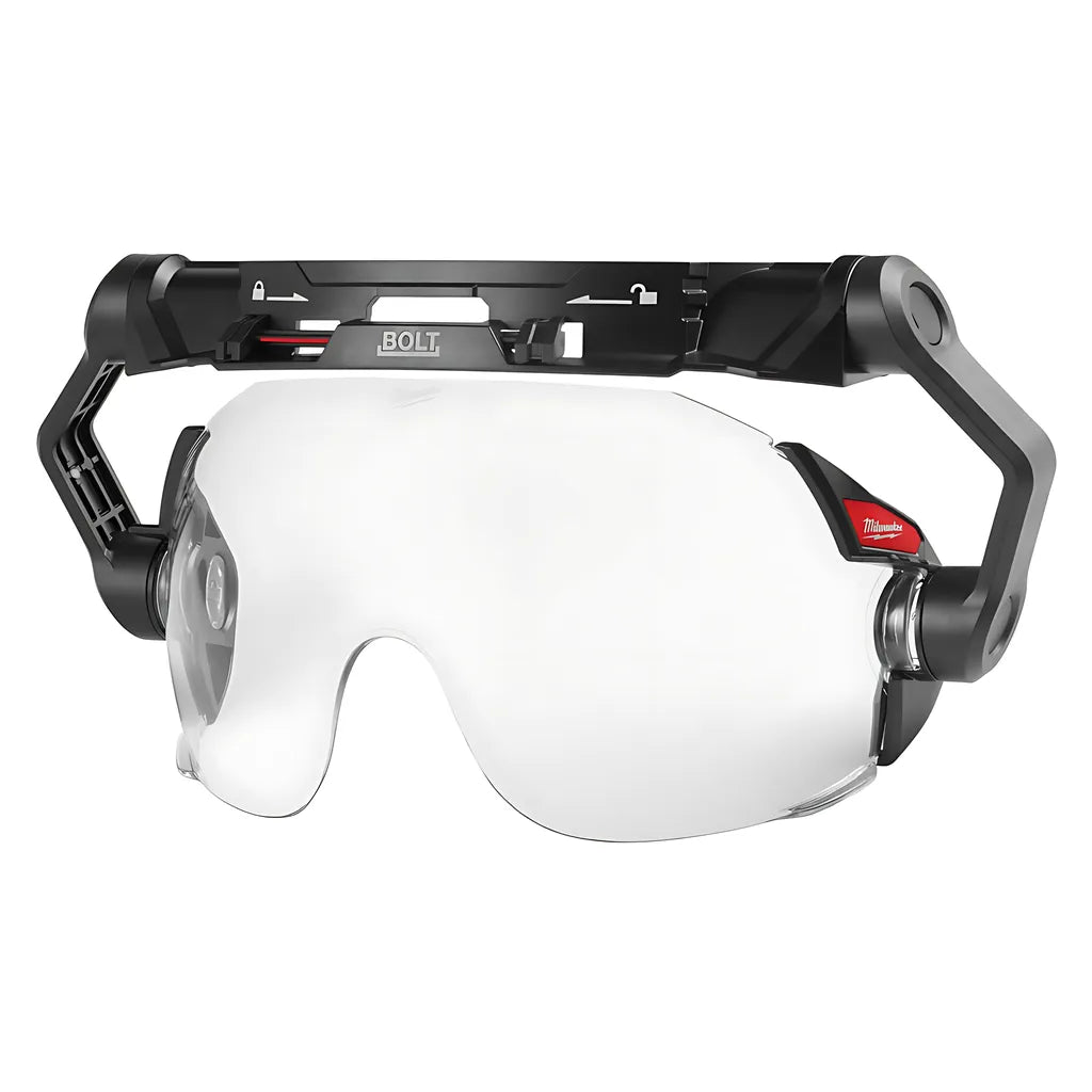 Bolt Eye Visor - Clear Dual Coat Lens (Compatible With Milwaukee® Safety Helmets & Hard Hats)-Milwaukee-48-73-1410-7268