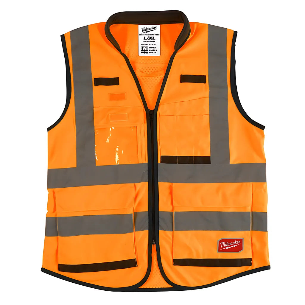 High Visibility Orange Performance Safety Vest - Xxl/Xxxl-Milwaukee-48-73-5053-8441