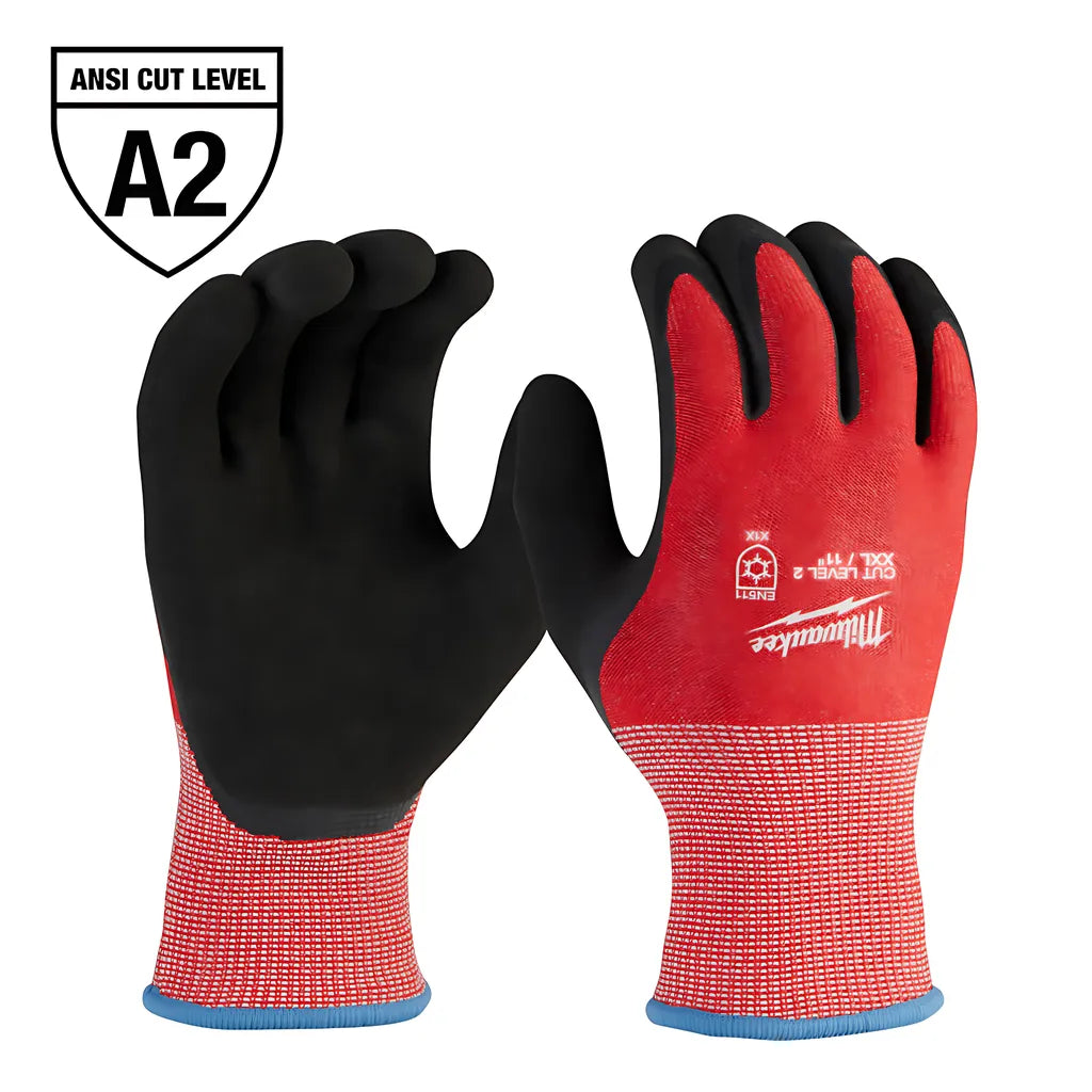 Cut Level 2 Winter Dipped Gloves - Xxl-Milwaukee-48-73-7924B-847