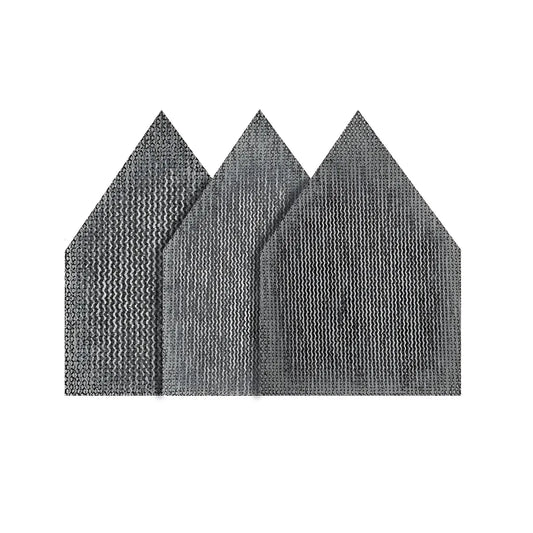 Assorted 80, 120 & 180 Grit Mesh Sanding Sheets For M12 Fuel™ Orbital Detail Sander 12-Pack-Milwaukee-48-80-5405-7208