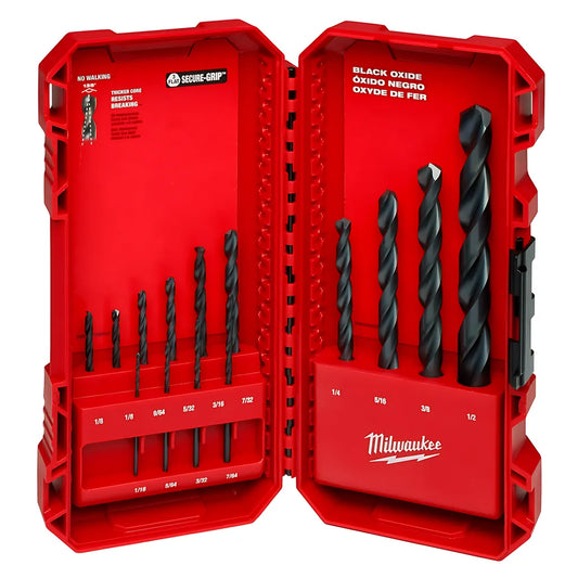 Thunderbolt® Black Oxide Drill Bit Set  14Pc-Milwaukee-48-89-2800-11952