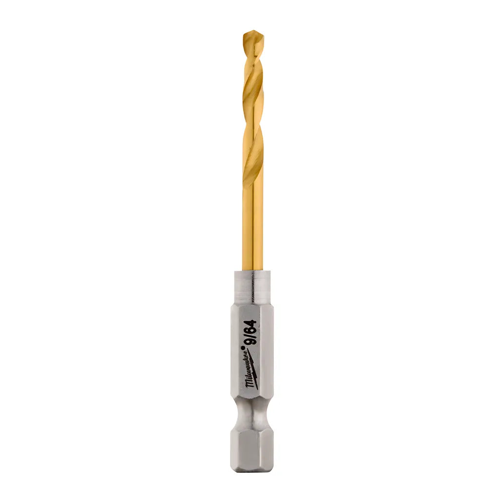 9/64 In. Titanium Shockwave Drill Bit-Milwaukee-48-89-4606-7107