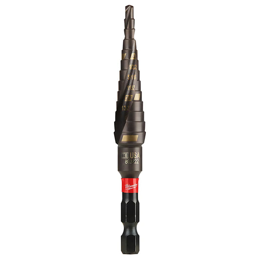 Shockwave™ Impact Duty™ Step Bit #1 1/8 - 1/2 In.-Milwaukee-48-89-9241-11665