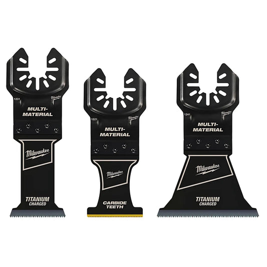 Milwaukee® Open-Lok™ Multi-Material Multi-Tool Blade Variety Pack 3Pc-Milwaukee-49-10-9005-10161