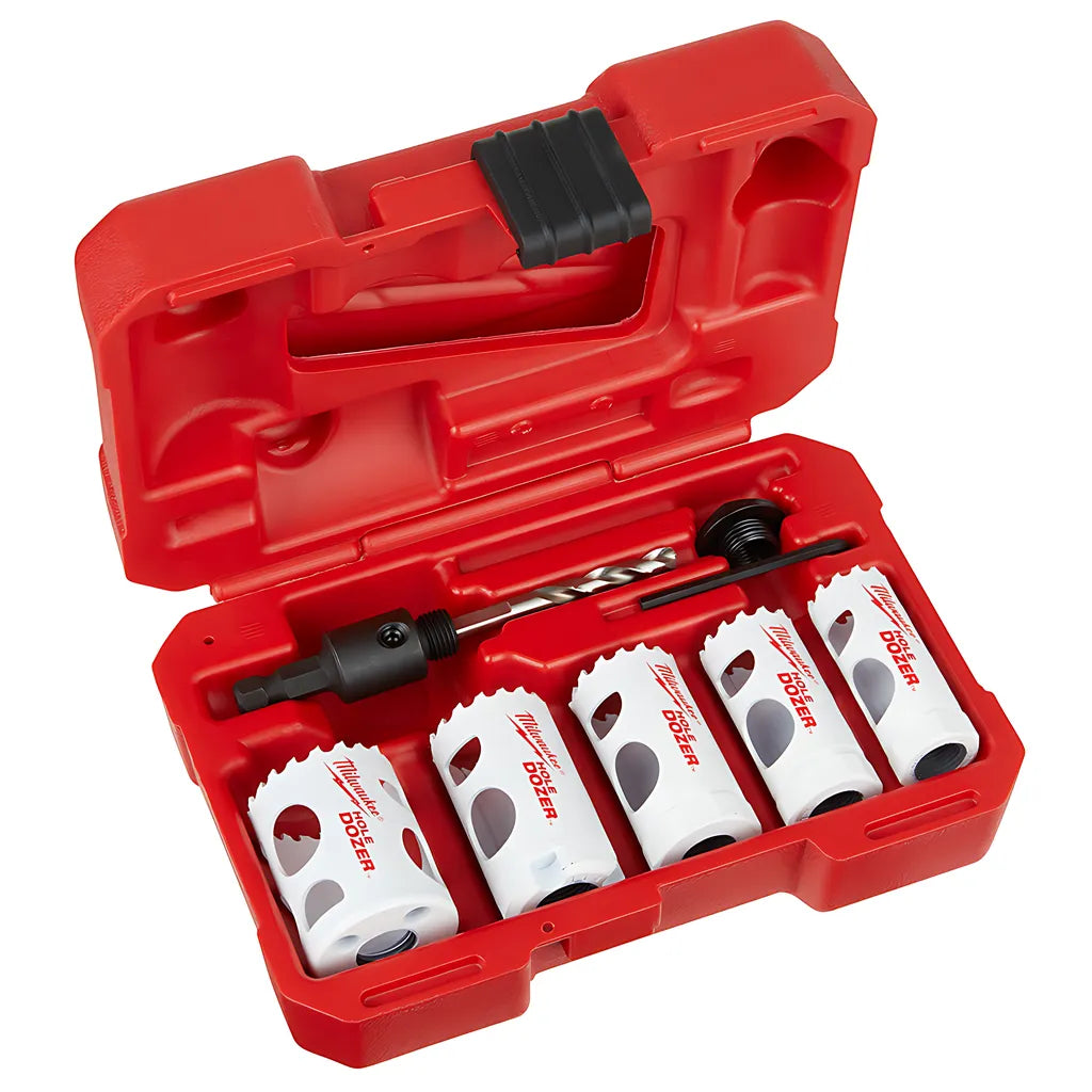 Mechanic'S Compact Hole Dozer Bi-Metal Hole Saw Kit (7 Piece)-Milwaukee-49-22-4081-10052