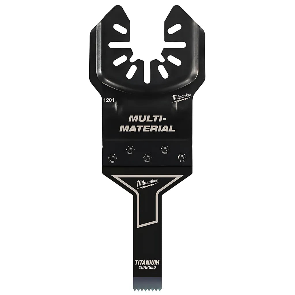Milwaukee® Open-Lok 3/8" Titanium Charged Bi-Metal Multi-Material Multi-Tool Blade-Milwaukee-49-25-1201-10147