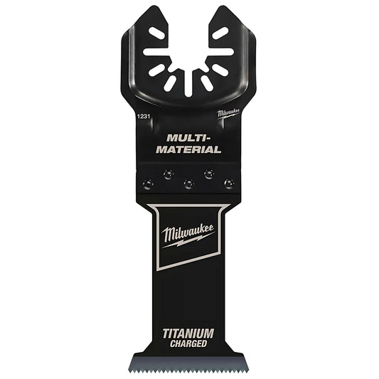 MilwaukeeĀ® Open-LokĀ 1-3/8" Titanium ChargedĀ Bi-Metal Multi-Material Multi-Tool Blades 25Pk-Milwaukee-49-25-1238-10133
