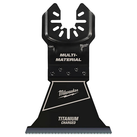 MilwaukeeĀ® Open-LokĀ 2-1/2" Titanium ChargedĀ Bi-Metal Multi-Material Multi-Tool Blades 25Pk-Milwaukee-49-25-1248-10144