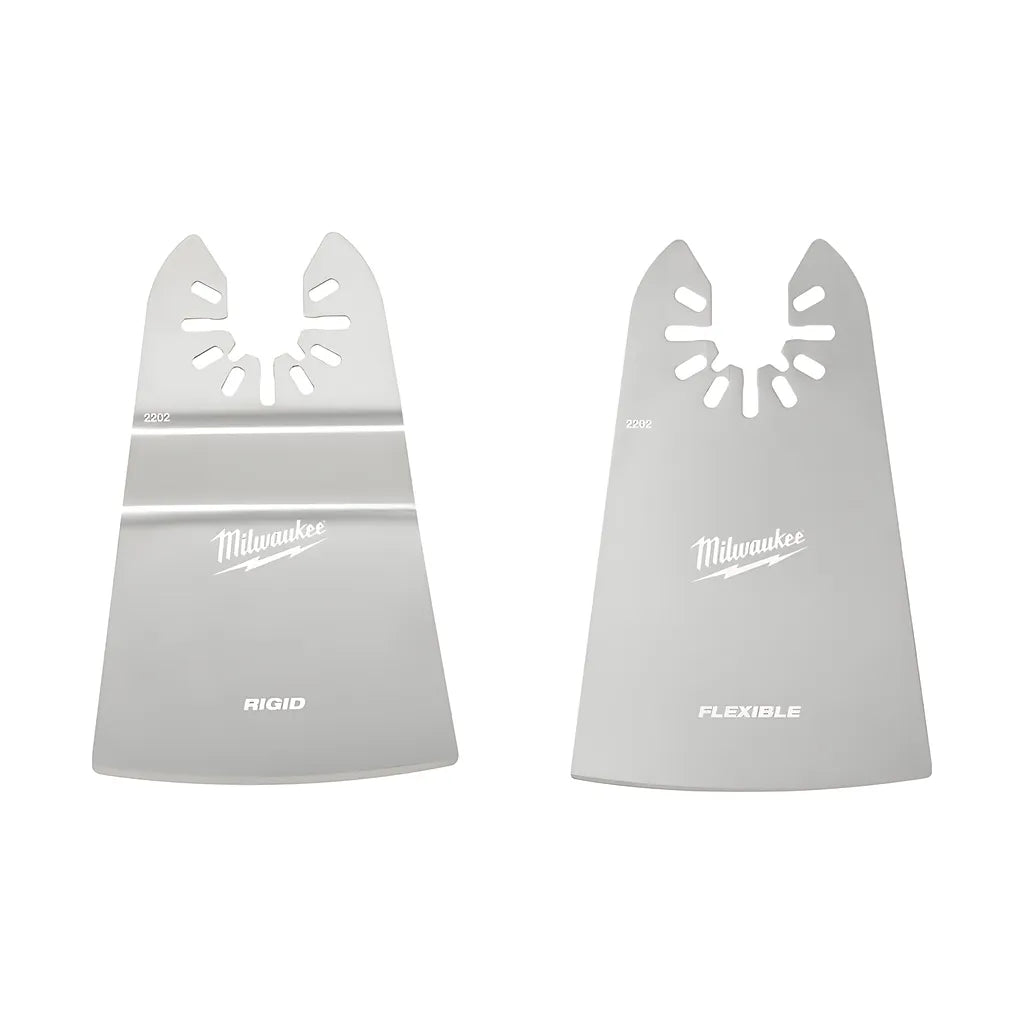 Milwaukee® Open-Lok 2" Rigid & 2" Flexible Scraper Variety Pack 2Pc-Milwaukee-49-25-2202-10135