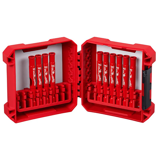 Diamond Max™ 5/16" Diamond Grit Hole Saw - 10Pk-Milwaukee-49-56-0542-7775