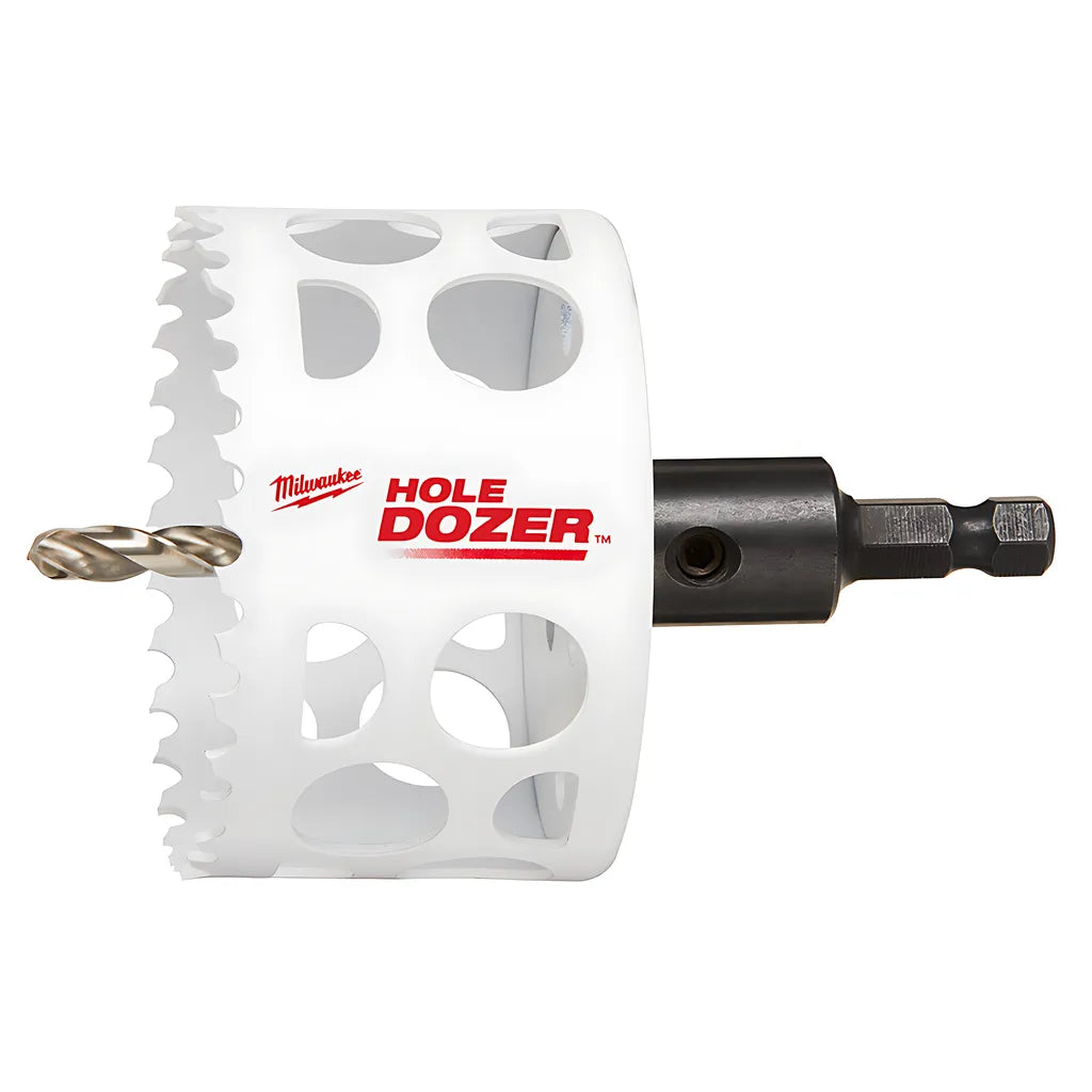 2-1/2" Hole Dozer Bi-Metal Hole Saw With Arbor-Milwaukee-49-56-9669-5175