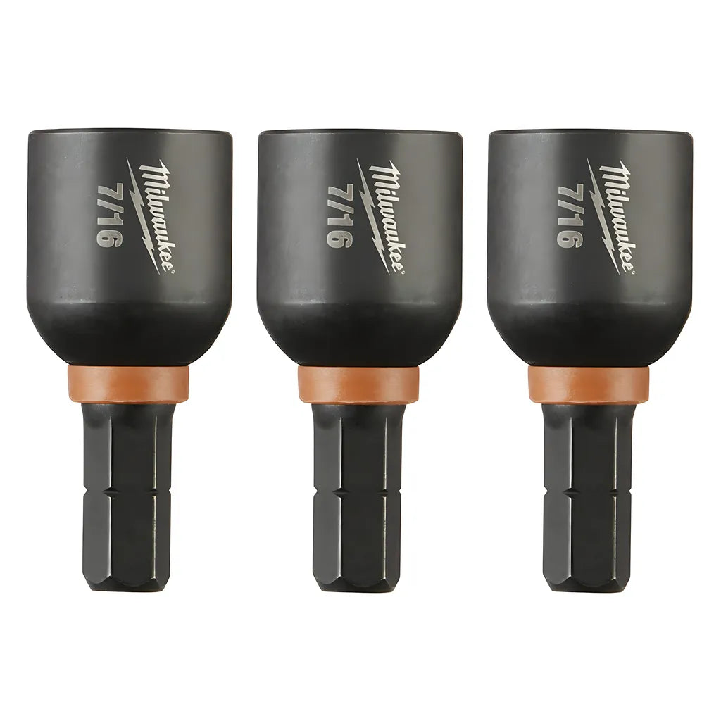 Shockwave Impact Duty 7/16 Insert Magnetic Nut Driver 3Pk-Milwaukee-49-66-4516-10995